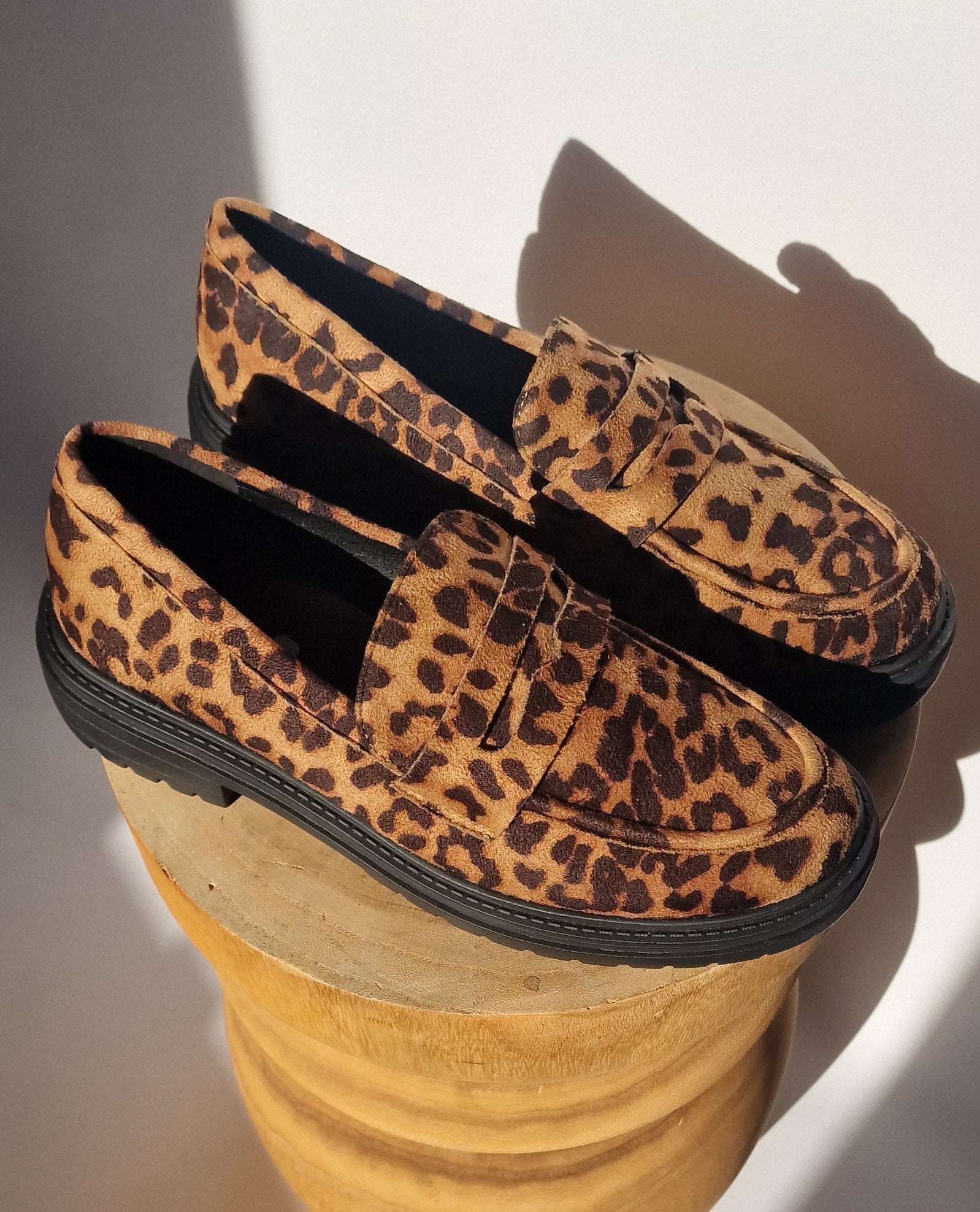 Leopard moccasins