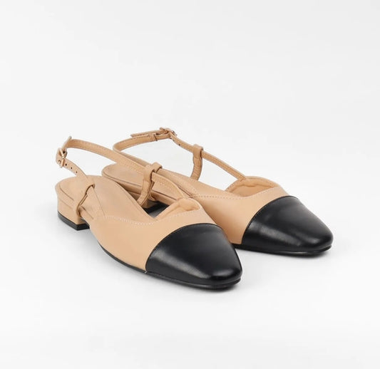 Slingback Beige