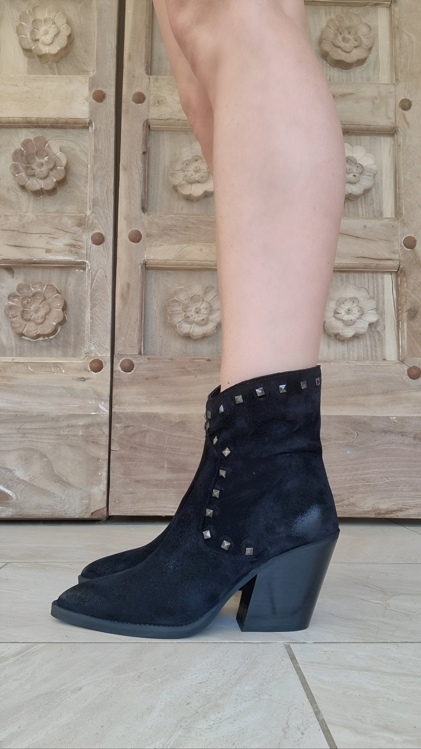 Bottines pointues Semerdjian noir