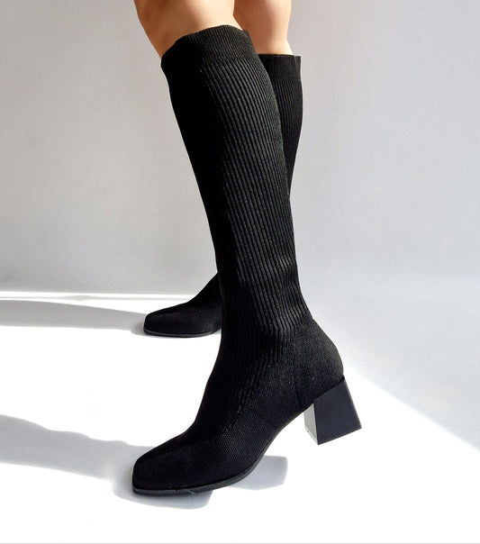 Bottes chausettes Noir