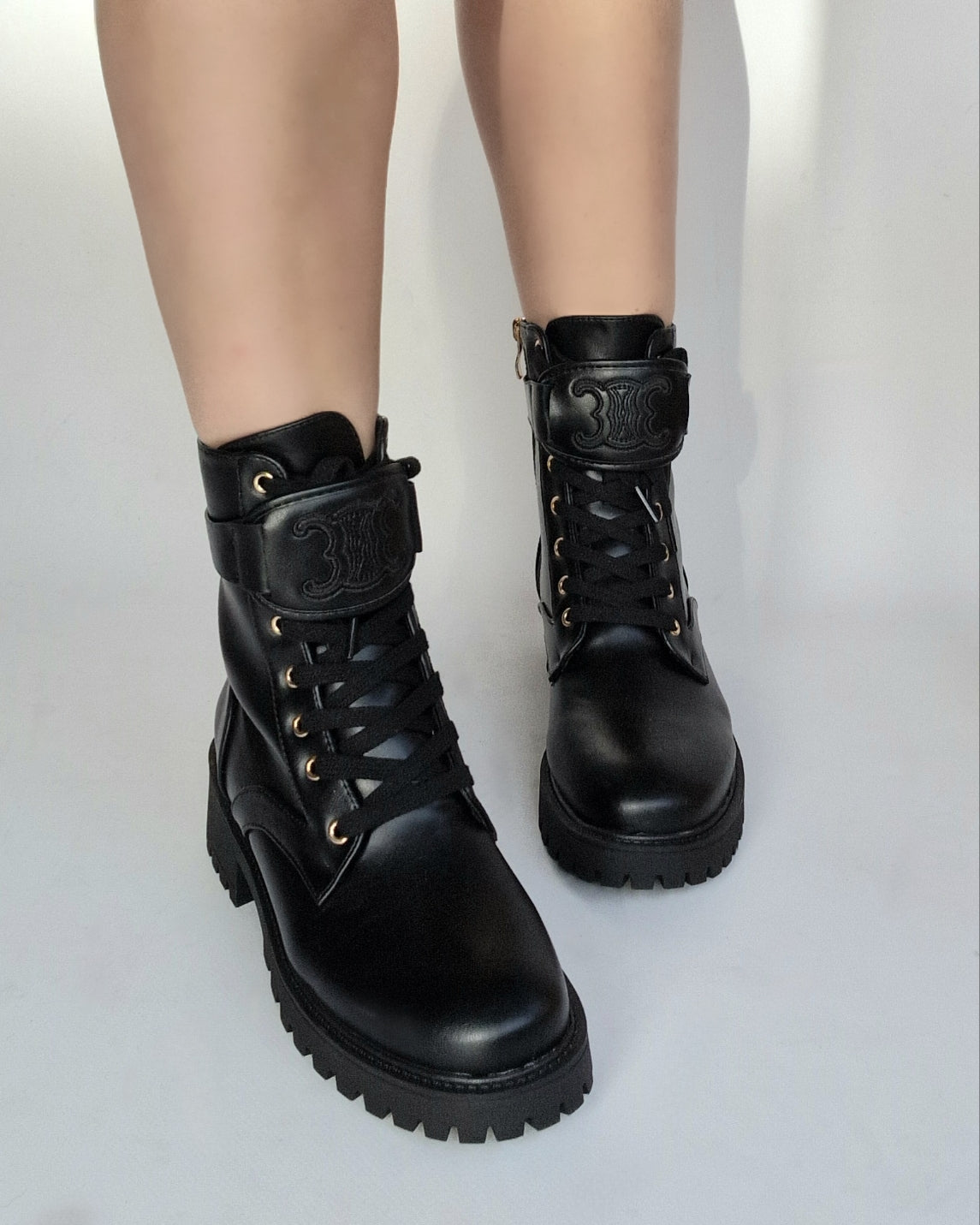 Bottines lacet Noir