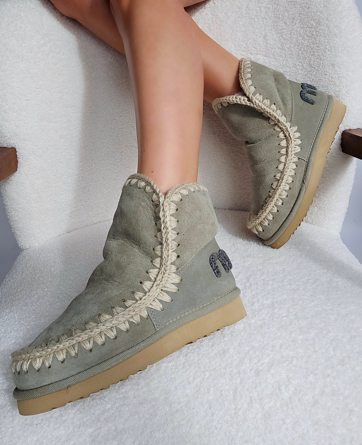 Mou eskimo 18 glitter logo Khaki 