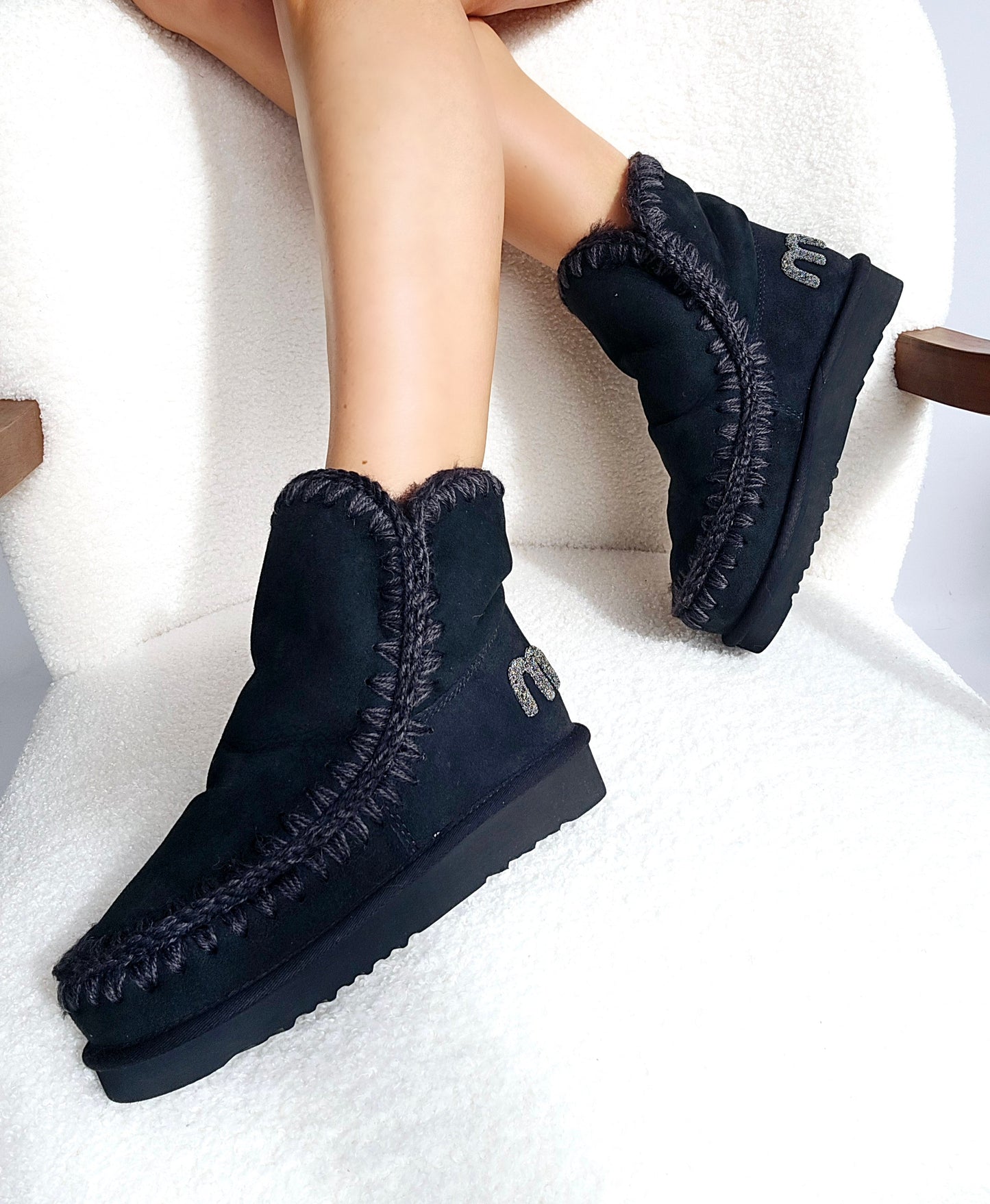 Mou eskimo 18 glitter logo Black 