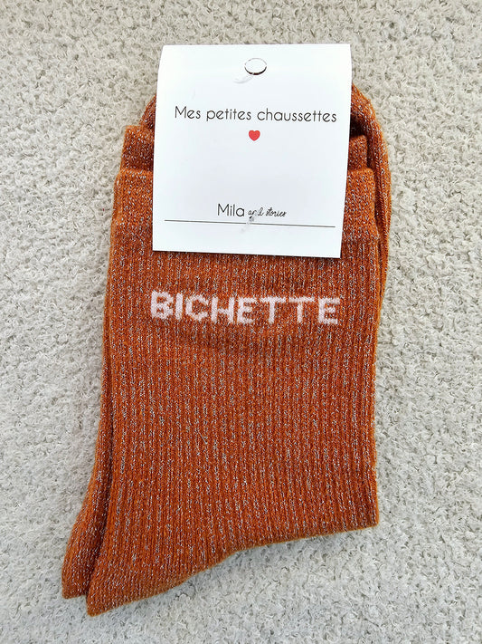 Chaussettes bichette Terracota