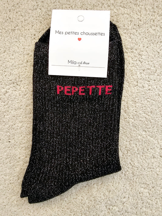 Chaussettes pepette Noir