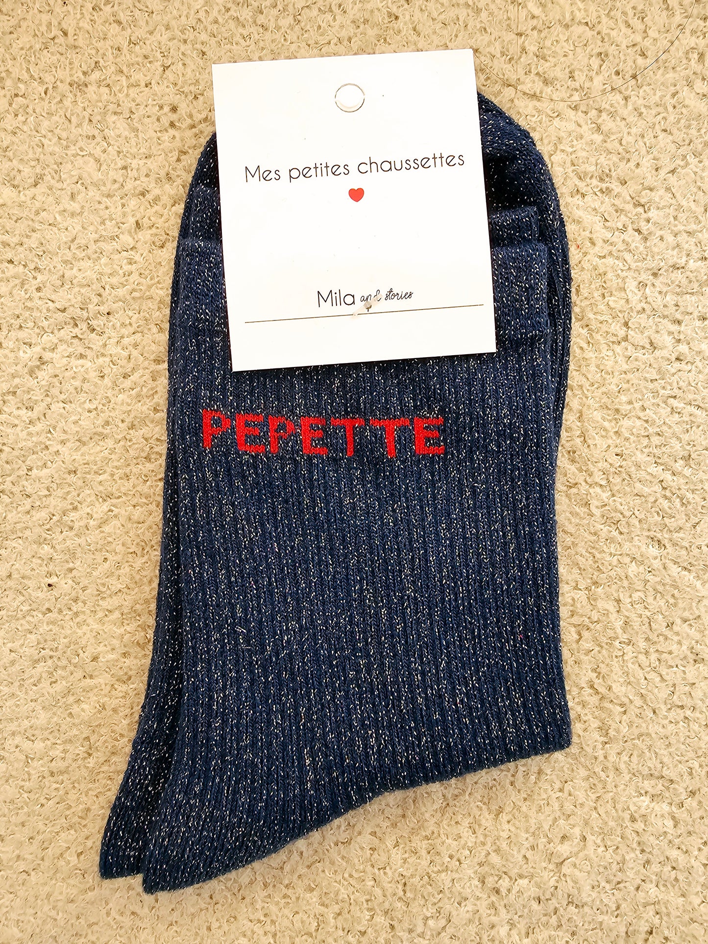 Chaussettes pepette Bleu marine