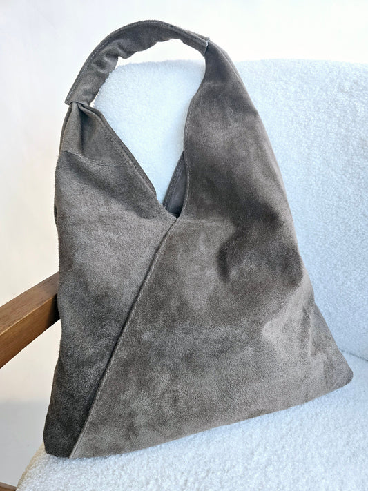 Sac cabas Suède Taupe