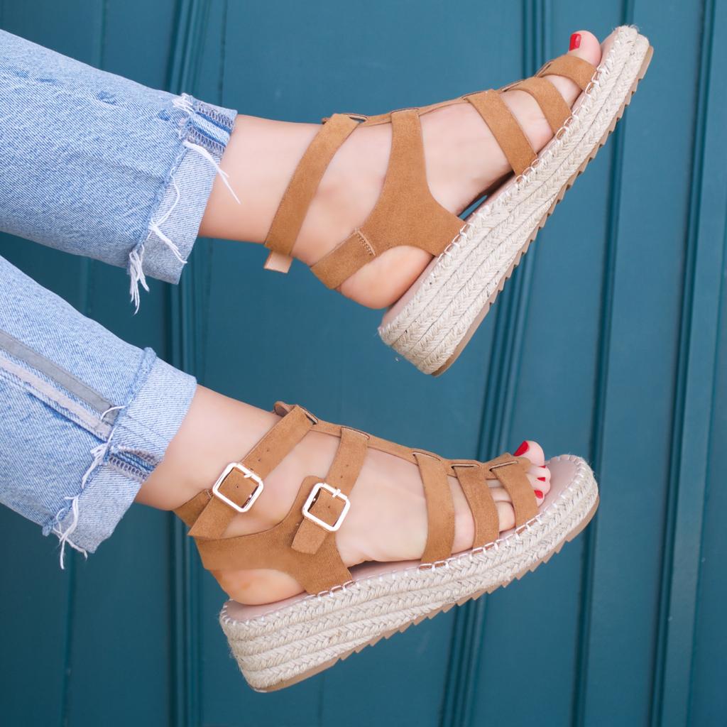 Camel Spartan Espadrilles