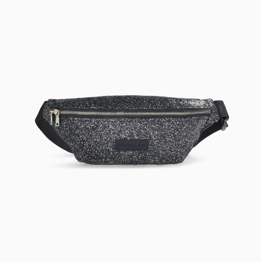 Sac banane Lydie noir à paillettes