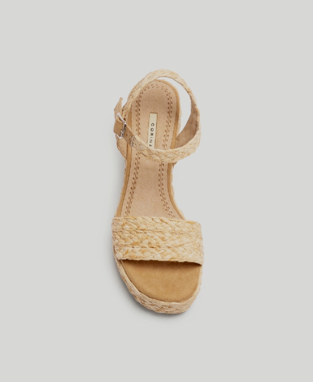 Corina Braided Wedge Espadrilles Natural