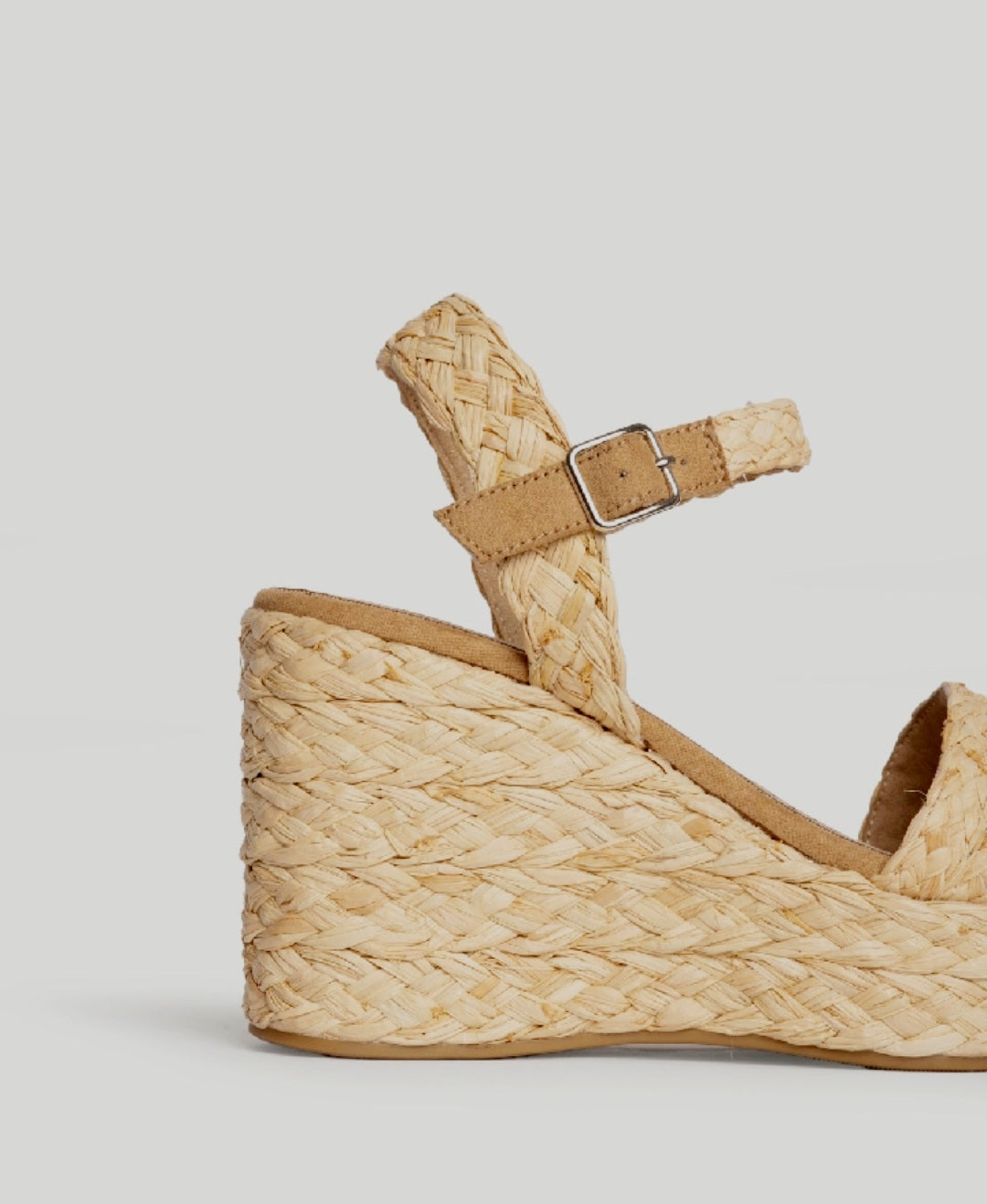 Corina Braided Wedge Espadrilles Natural