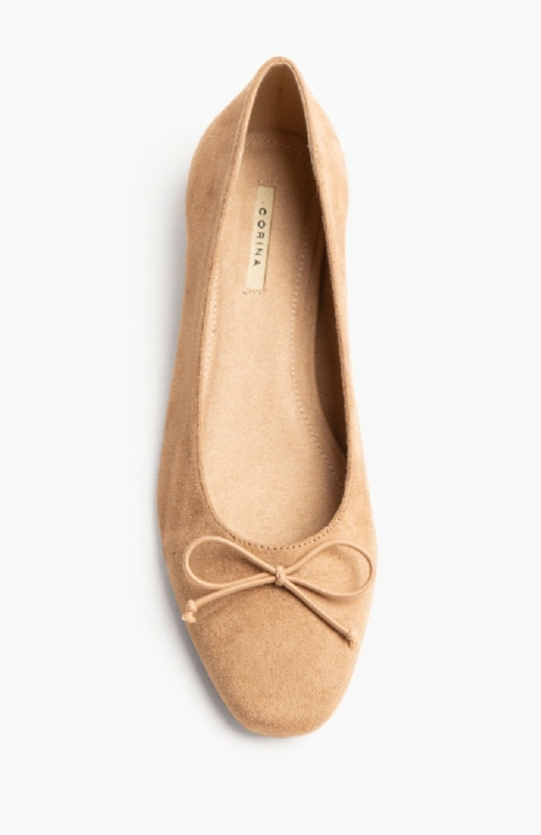 Ballerines Corina petit talon Taupe