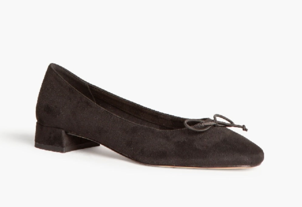 Ballerines Corina petit talon Noir