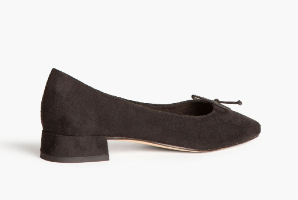 Ballerines Corina petit talon Noir