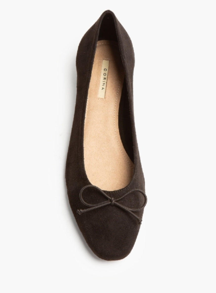 Ballerines Corina petit talon Noir