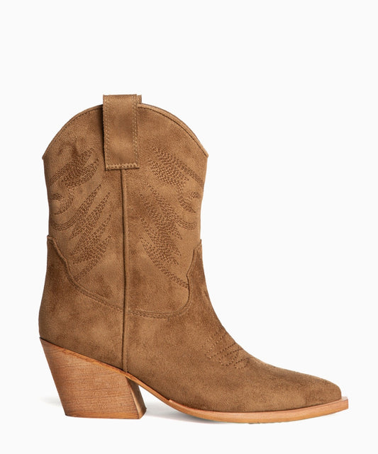 Bottines Santiags Corina Camel