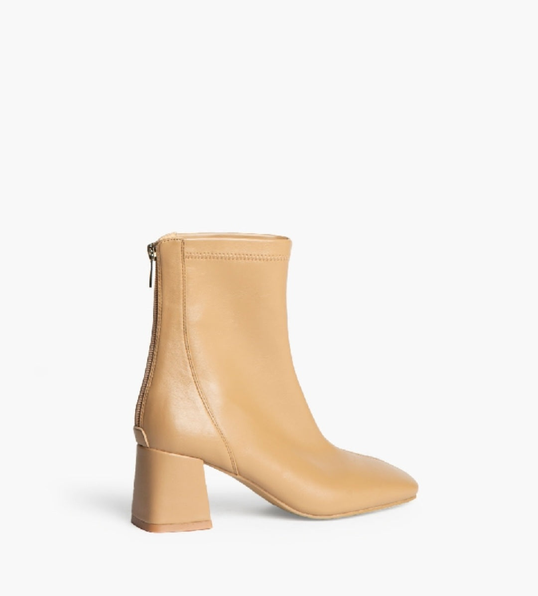 Bottines Corina petit talon Beige