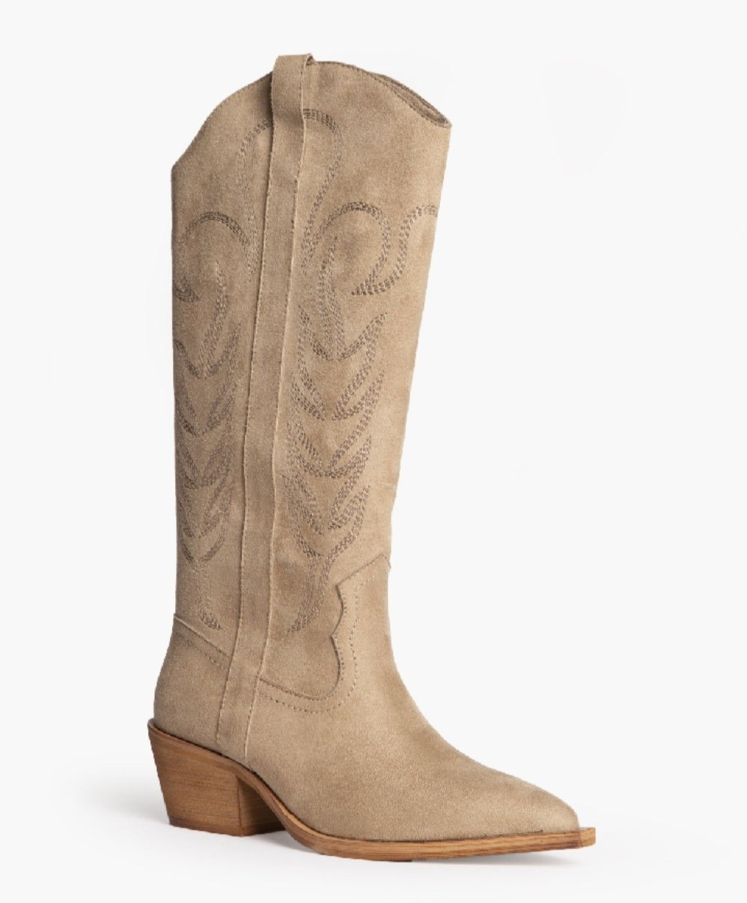 Bottes santiags Corina Beige