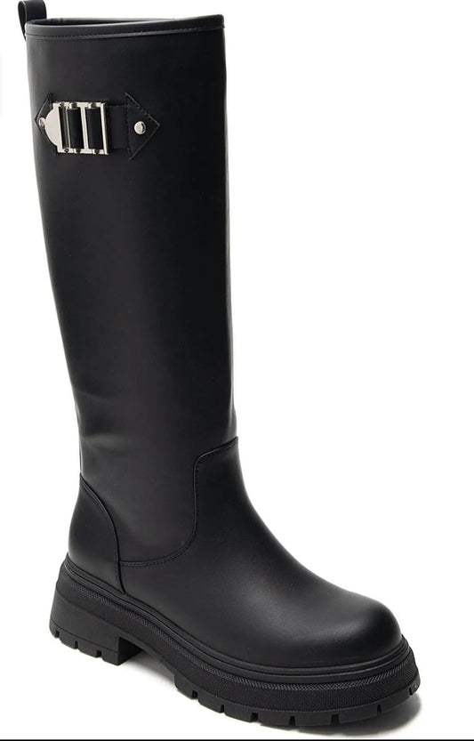 Bottes semelle crantée Noir