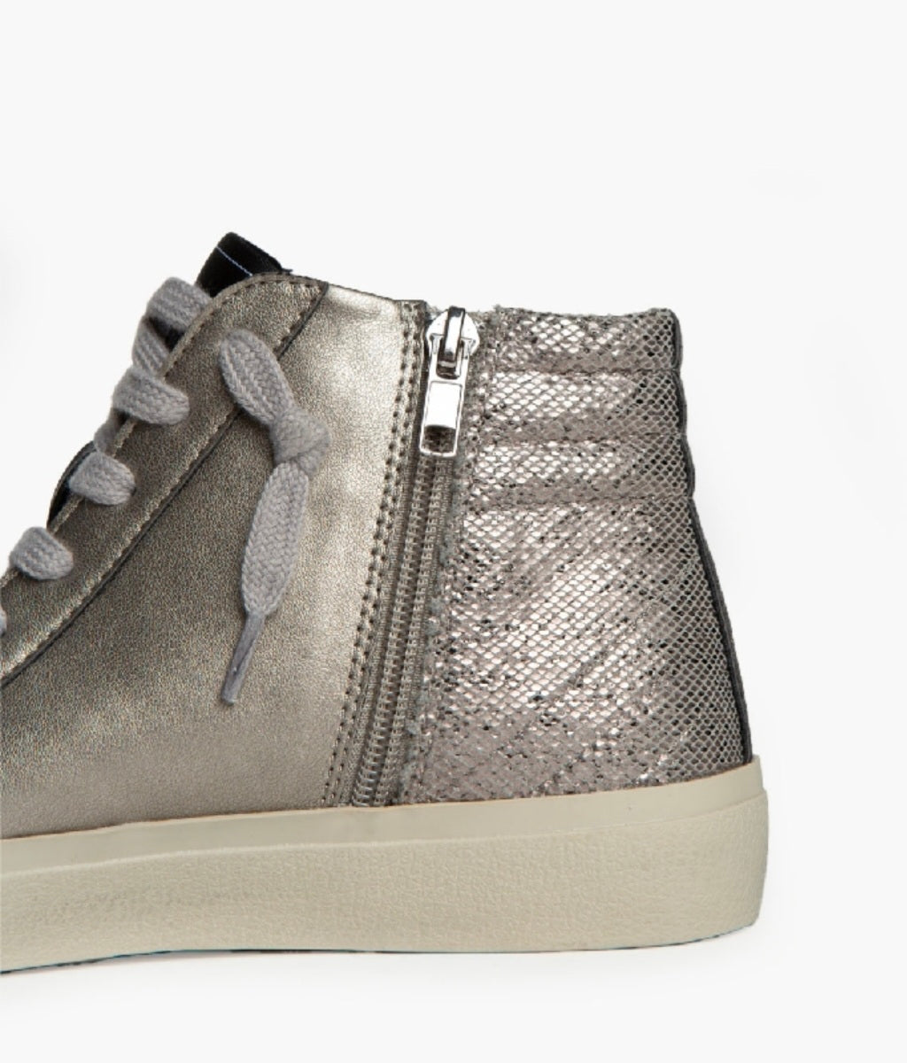 Corina Grey High Top Sneakers