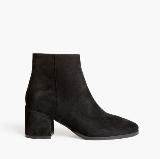 Bottines suédine Corina Noir