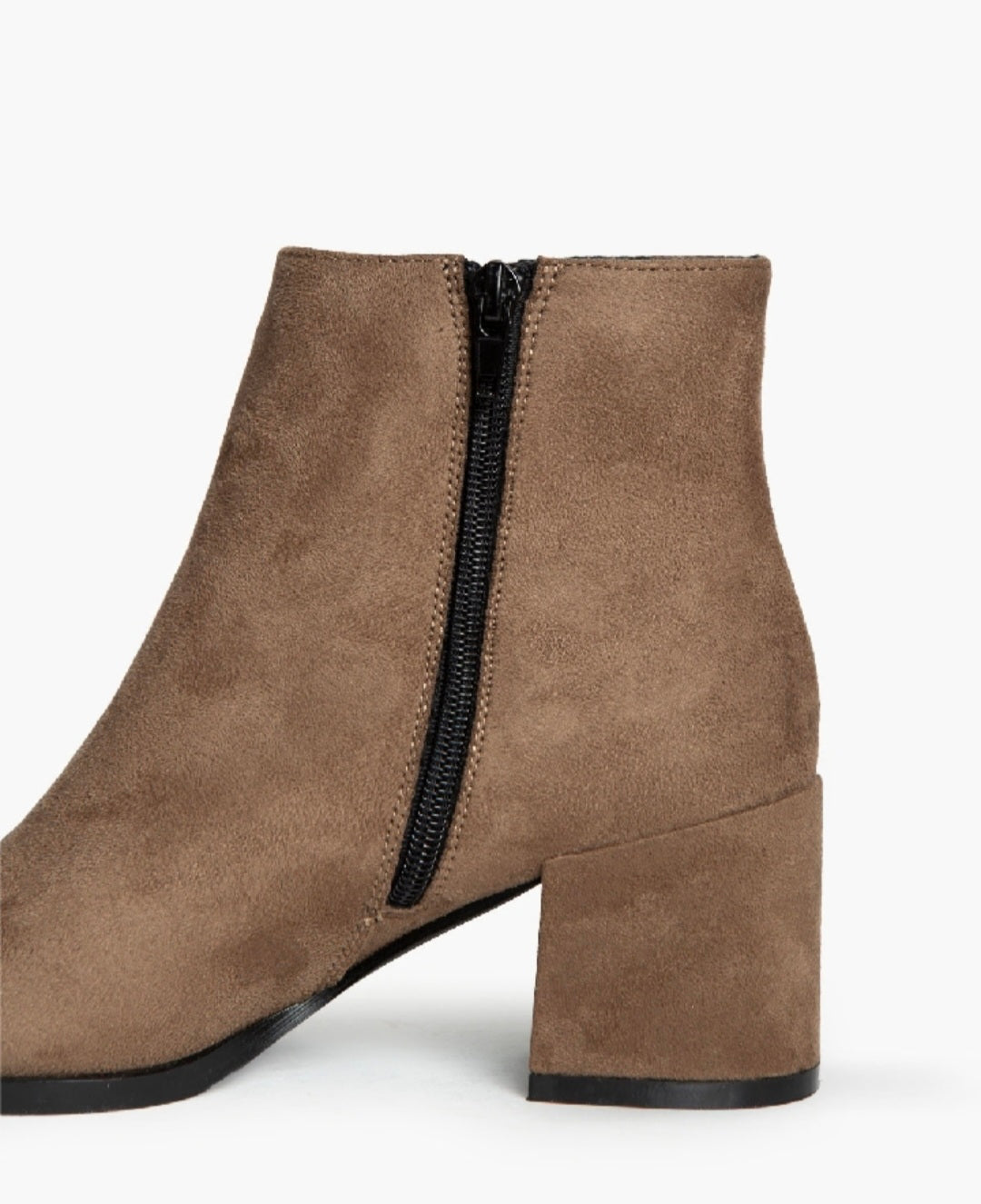 Bottines suédine Corina Taupe