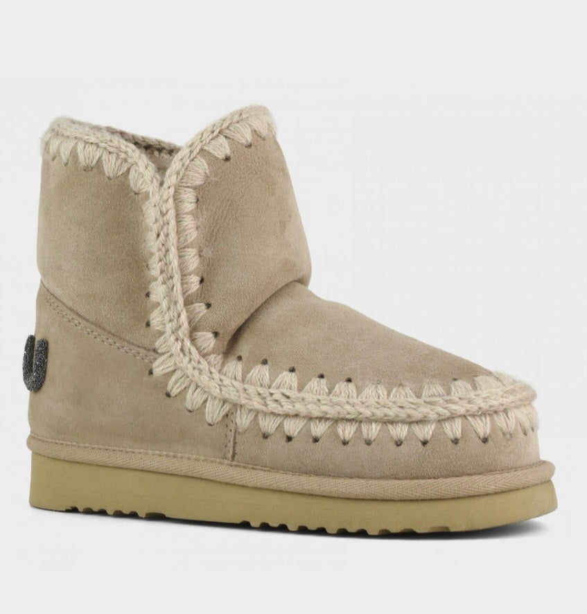 Mou eskimo 18 glitter logo Taupe 