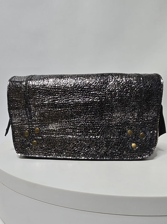 Jérôme bag, small iridescent model, Anthracite