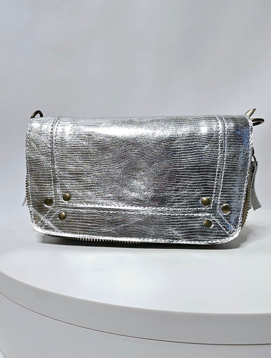 Jérôme bag, small iridescent model, Silver