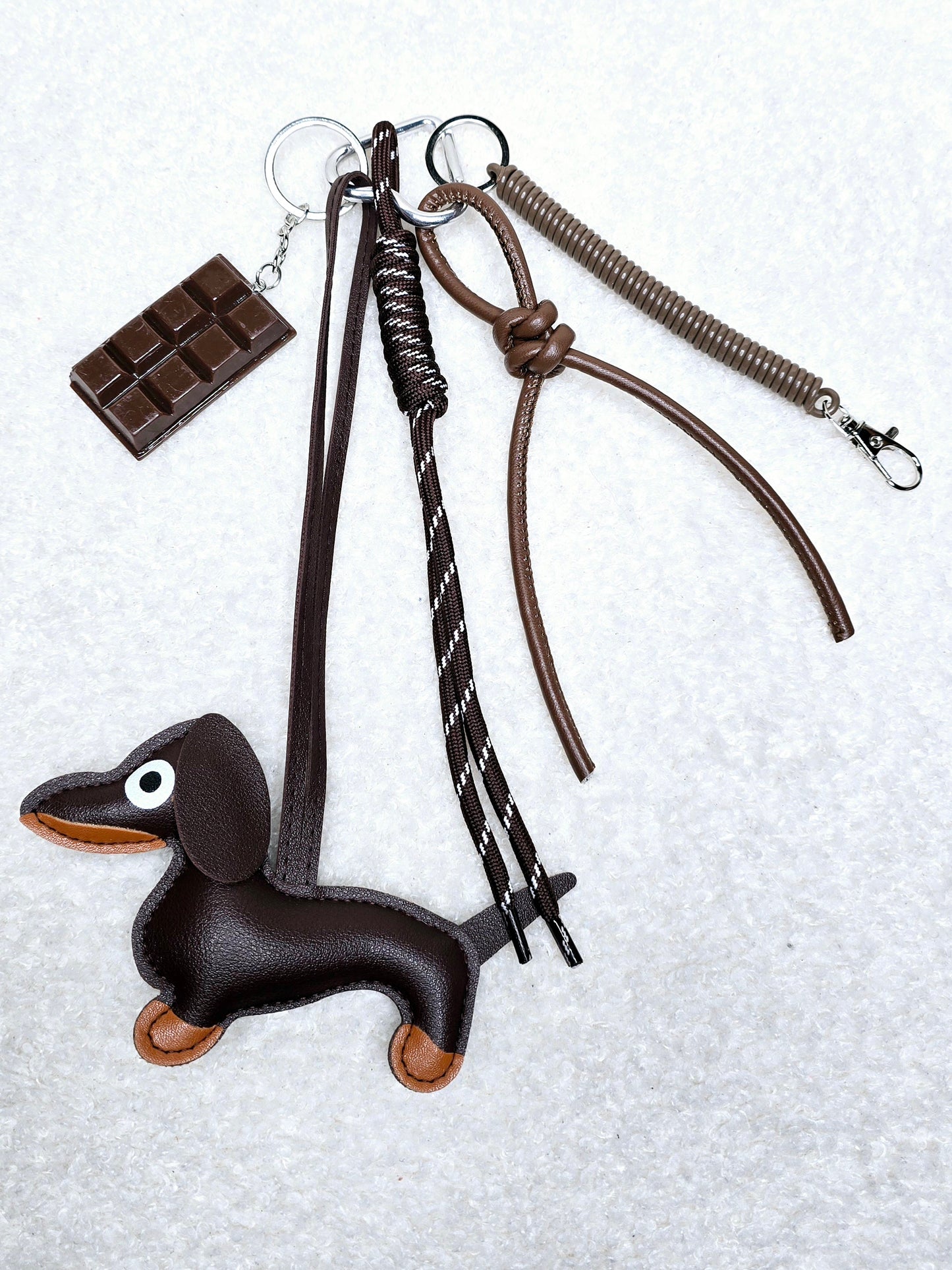 Grigri de sac en Chien Marron