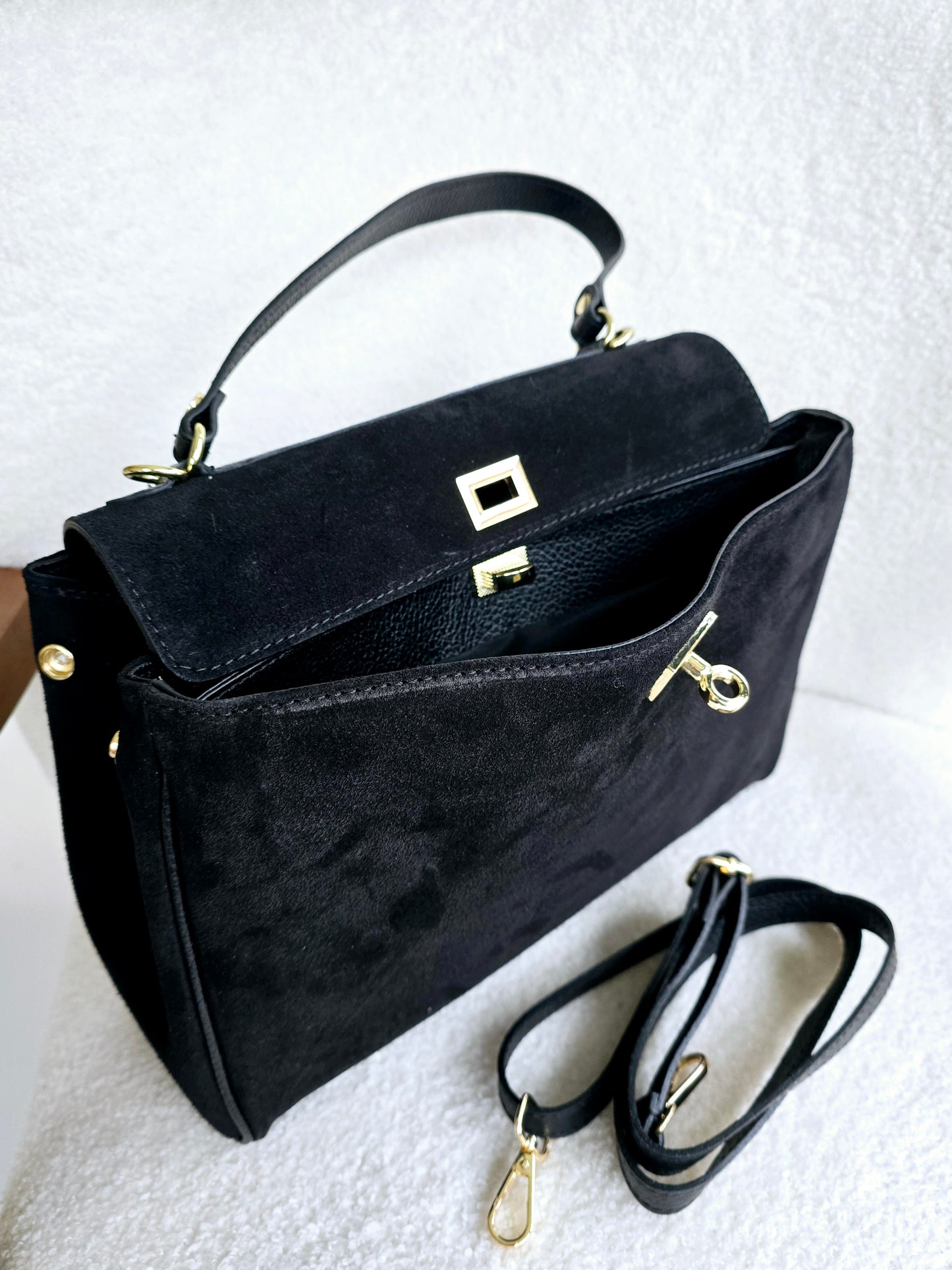 Sac New Balou daim grand format Noir