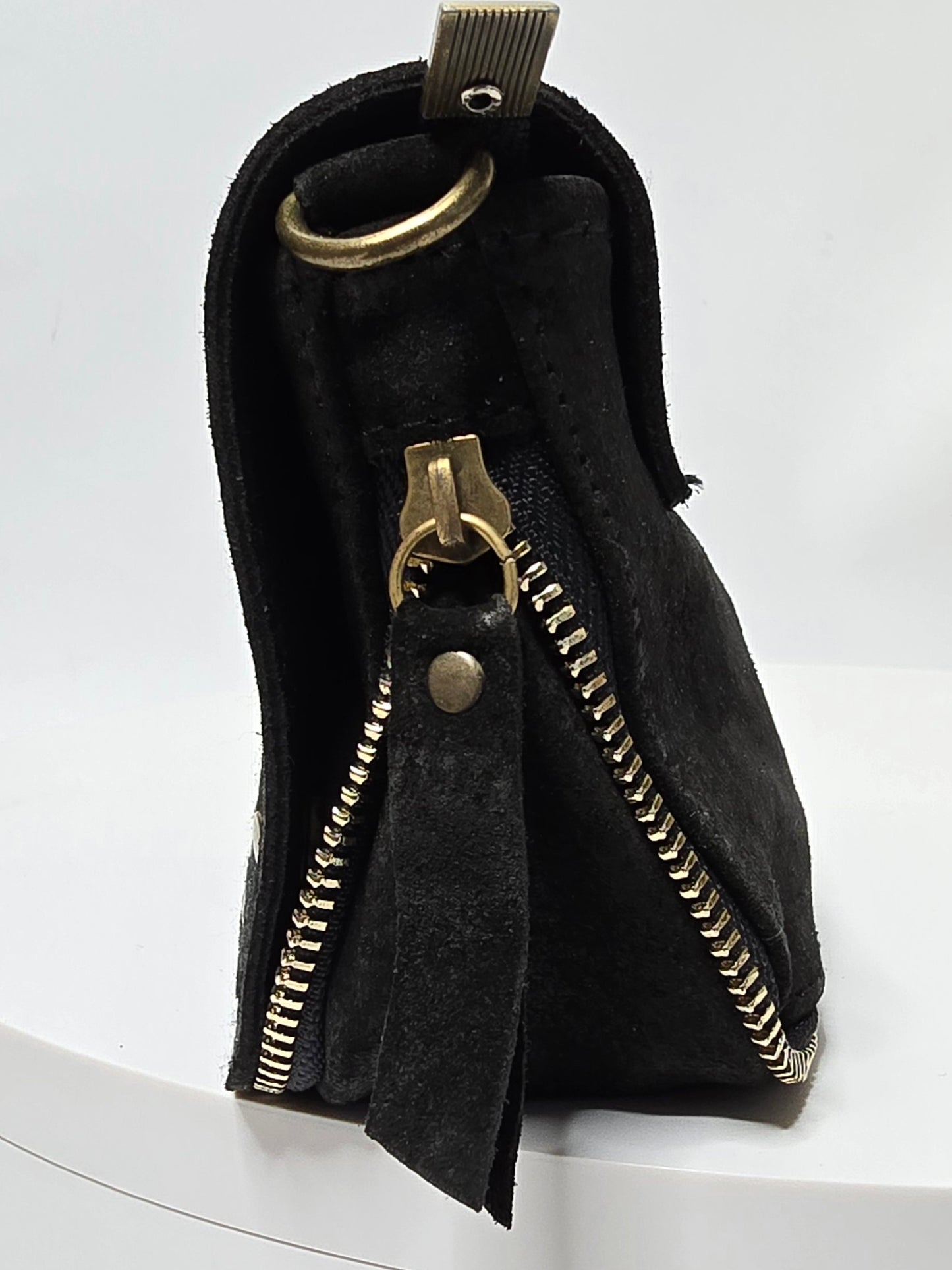 Sac Jérôme petit modèle daim Noir