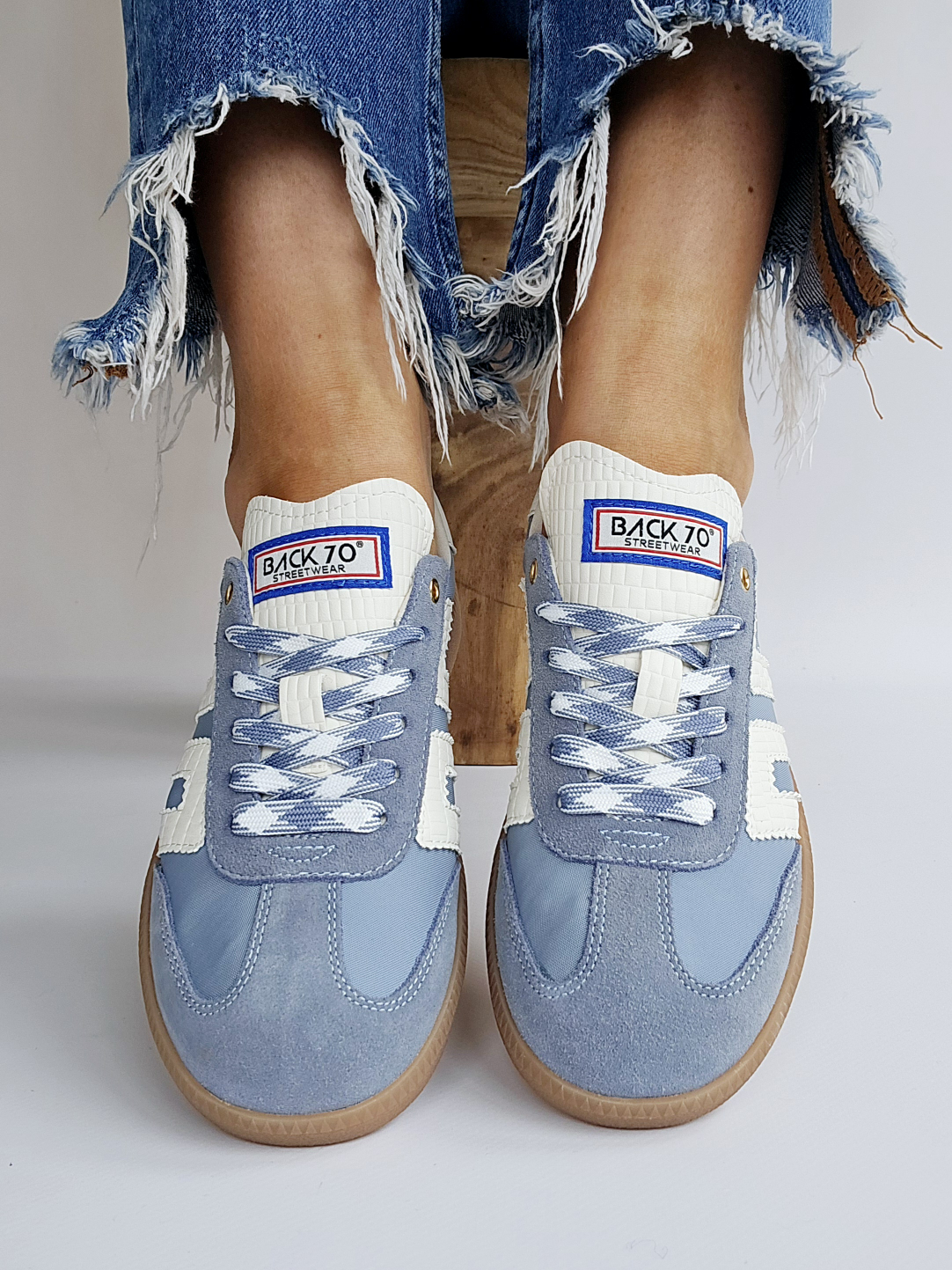 Baskets Back70 cloud Bleu ciel