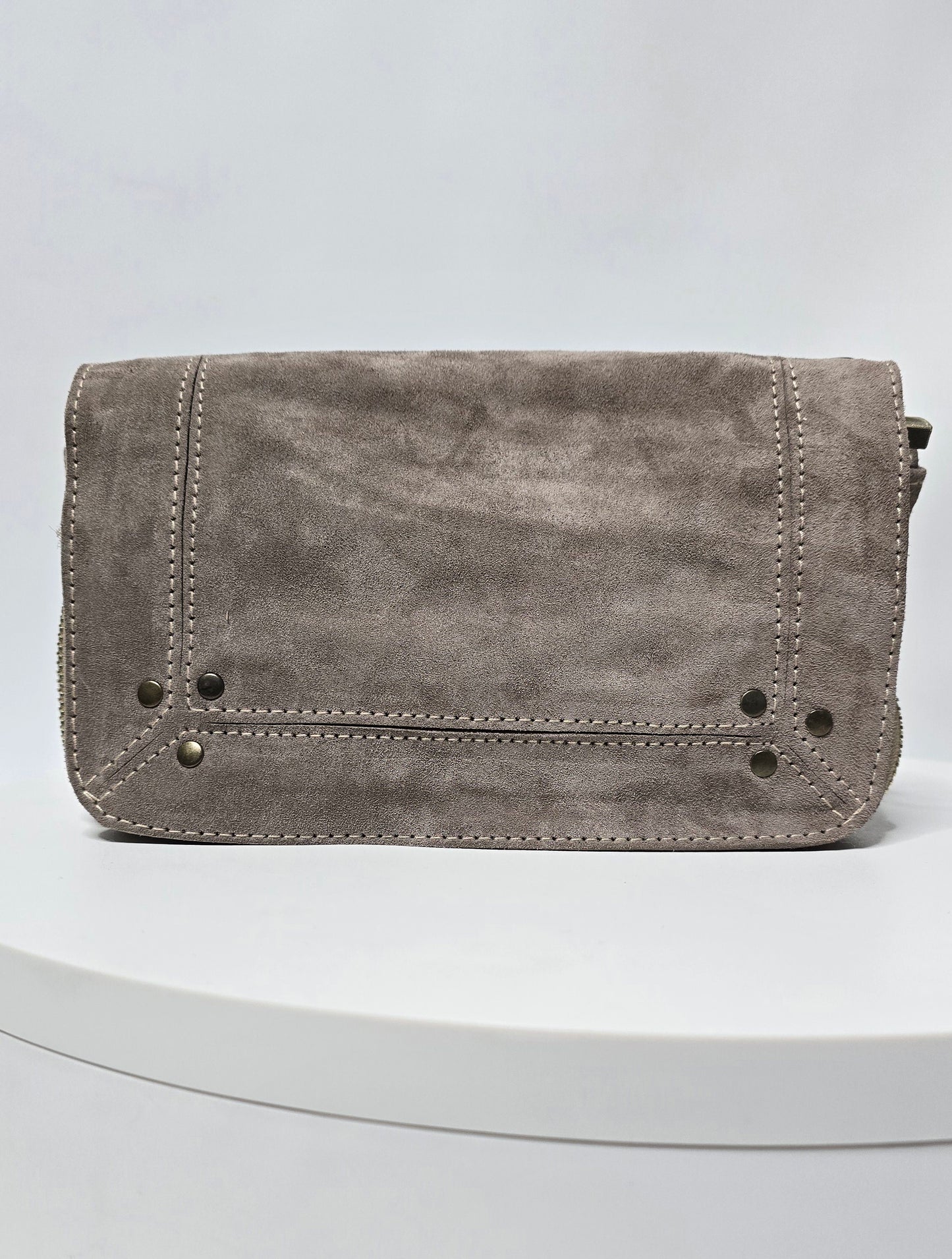 Large Jérôme bag with 3 compartments in Taupe