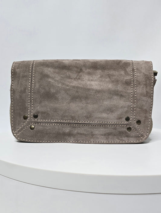 Large Jérôme bag with 3 compartments in Taupe